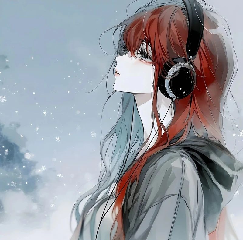 ảnh anime buồn dưới mưa mang tâm trạng