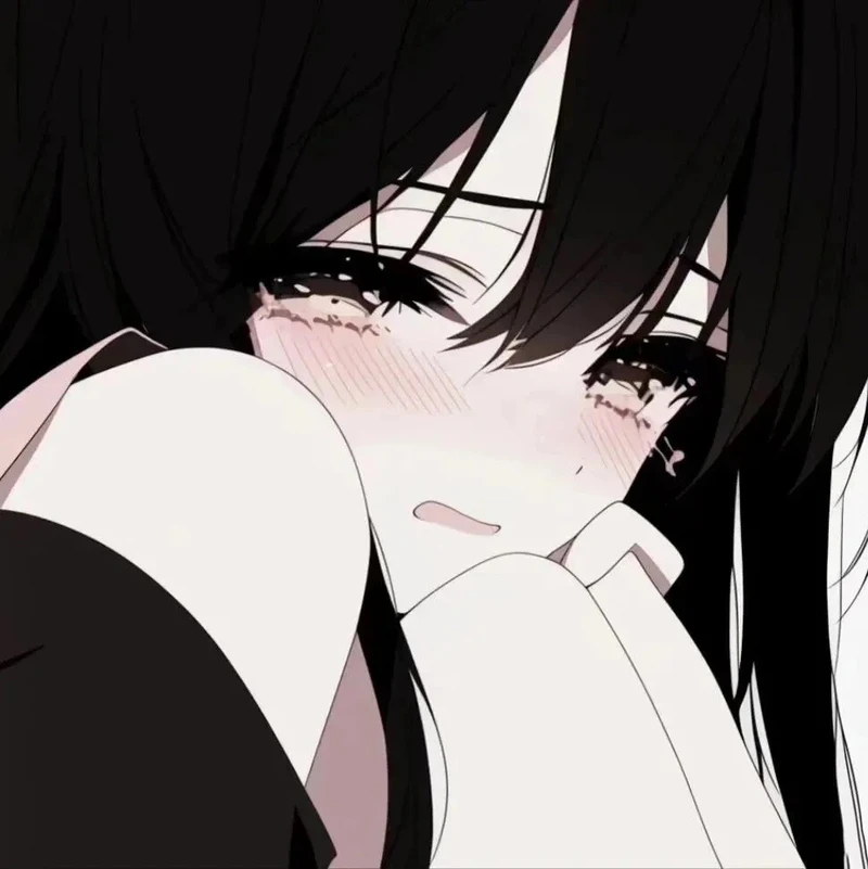 ảnh anime buồn lặng lẽ giữa trời mưa