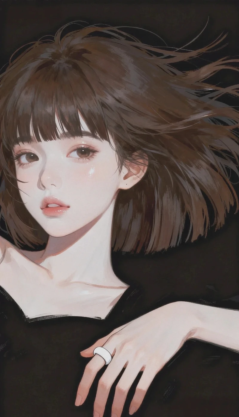 ảnh anime nữ tóc ngắn ấn tượng và đẹp