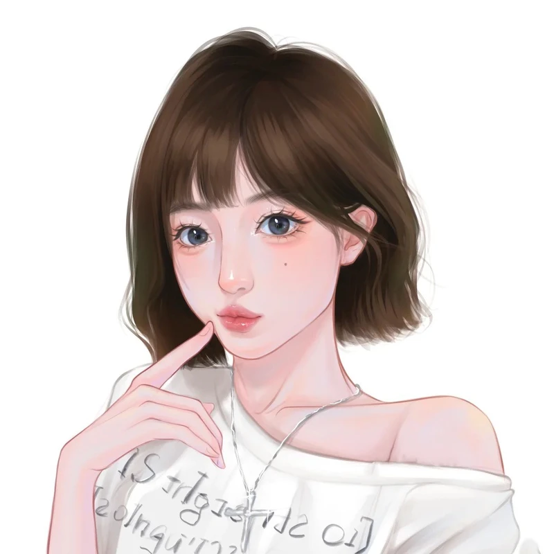 ảnh anime nữ tóc ngắn cực xinh