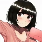 ảnh anime nữ tóc ngắn cute dễ thương