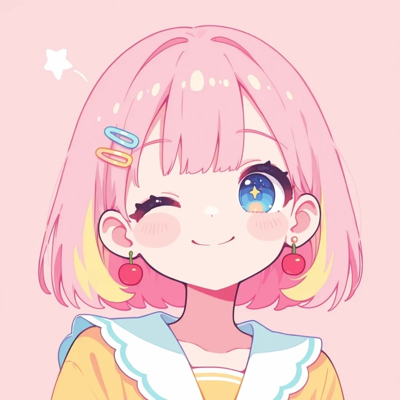 ảnh anime nữ tóc ngắn dễ thương nhất