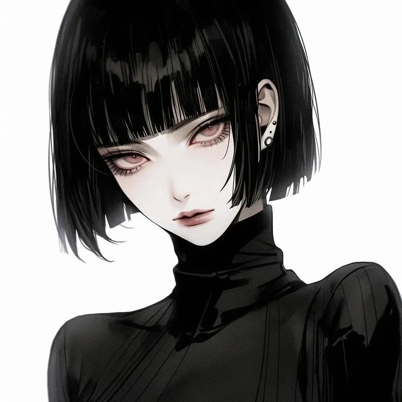 ảnh anime nữ tóc ngắn dễ thương