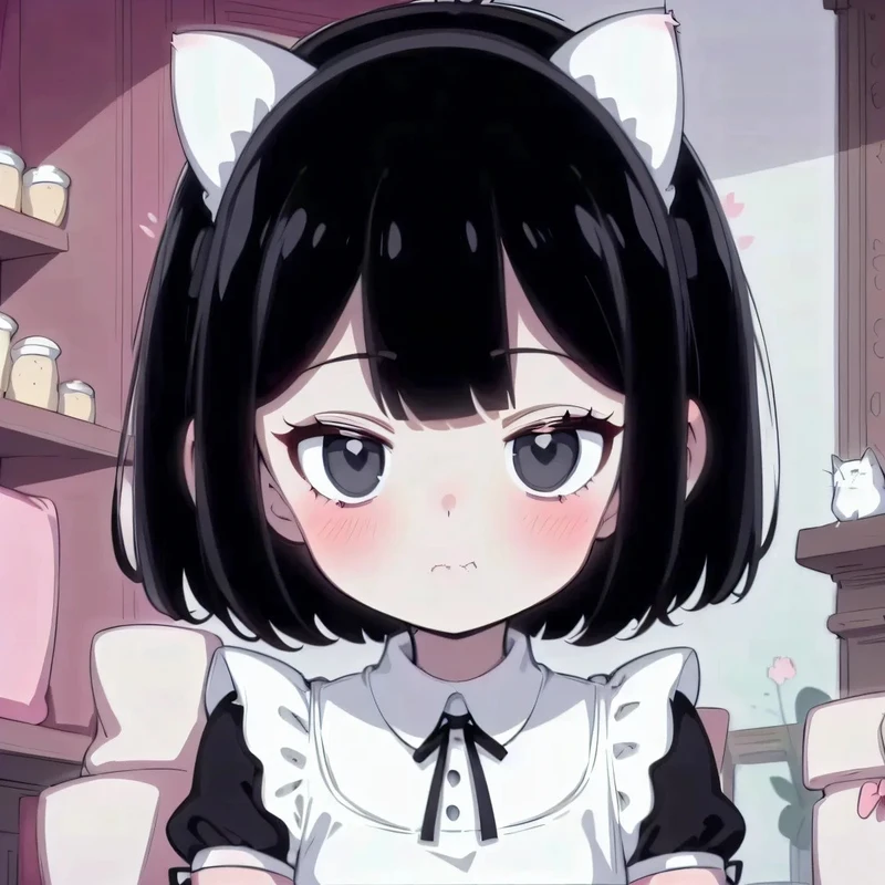 ảnh anime nữ tóc ngắn đẹp để làm avatar