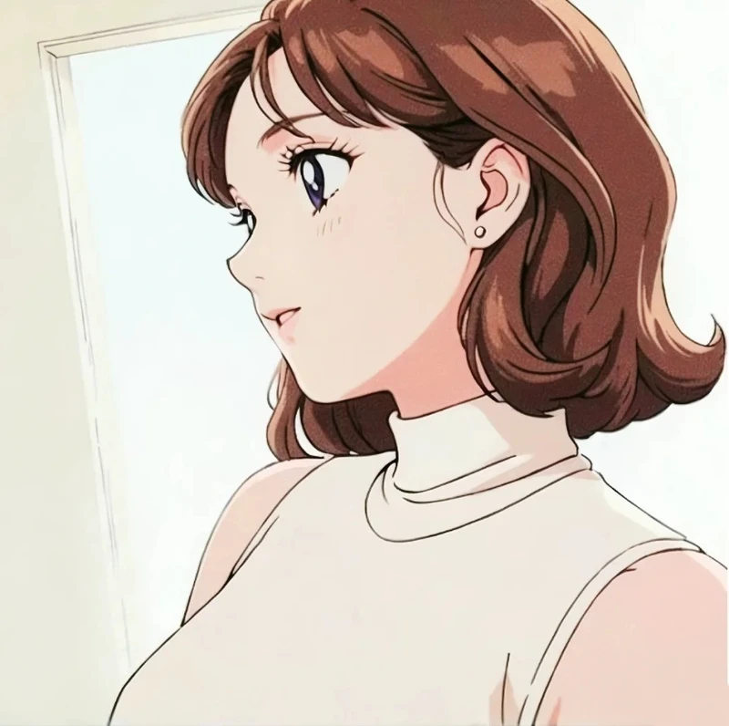 ảnh anime nữ tóc ngắn mang vẻ đẹp đáng yêu