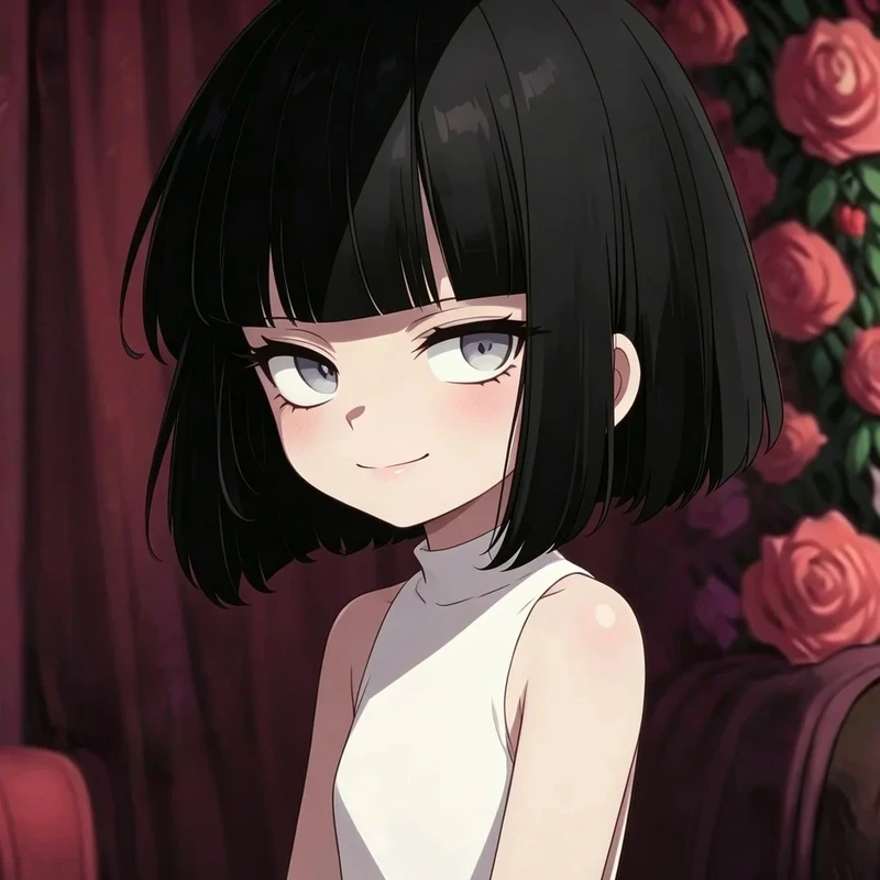 ảnh anime nữ tóc ngắn phong cách cá tính