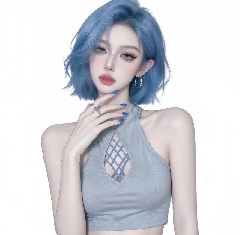 ảnh anime nữ tóc ngắn phong cách cool
