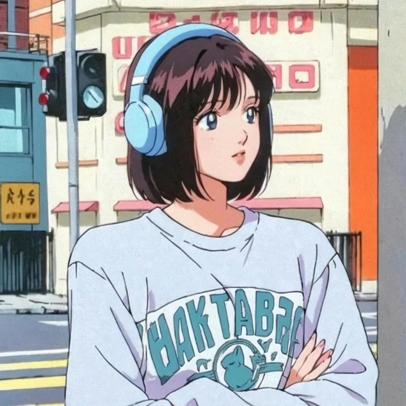ảnh anime nữ tóc ngắn phong cách