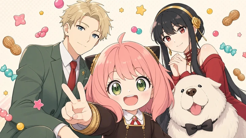 cute ảnh anime anya chibi đáng yêu