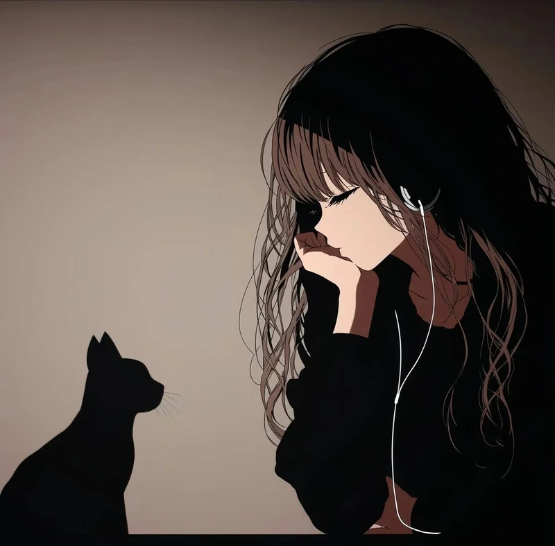 hình ảnh anime buồn lãng mạn và cô độc