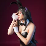 Cosplay thỏ hình duyên dáng rạng rỡ