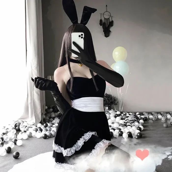 Hình cosplay thỏ xinh xắn duyên dáng
