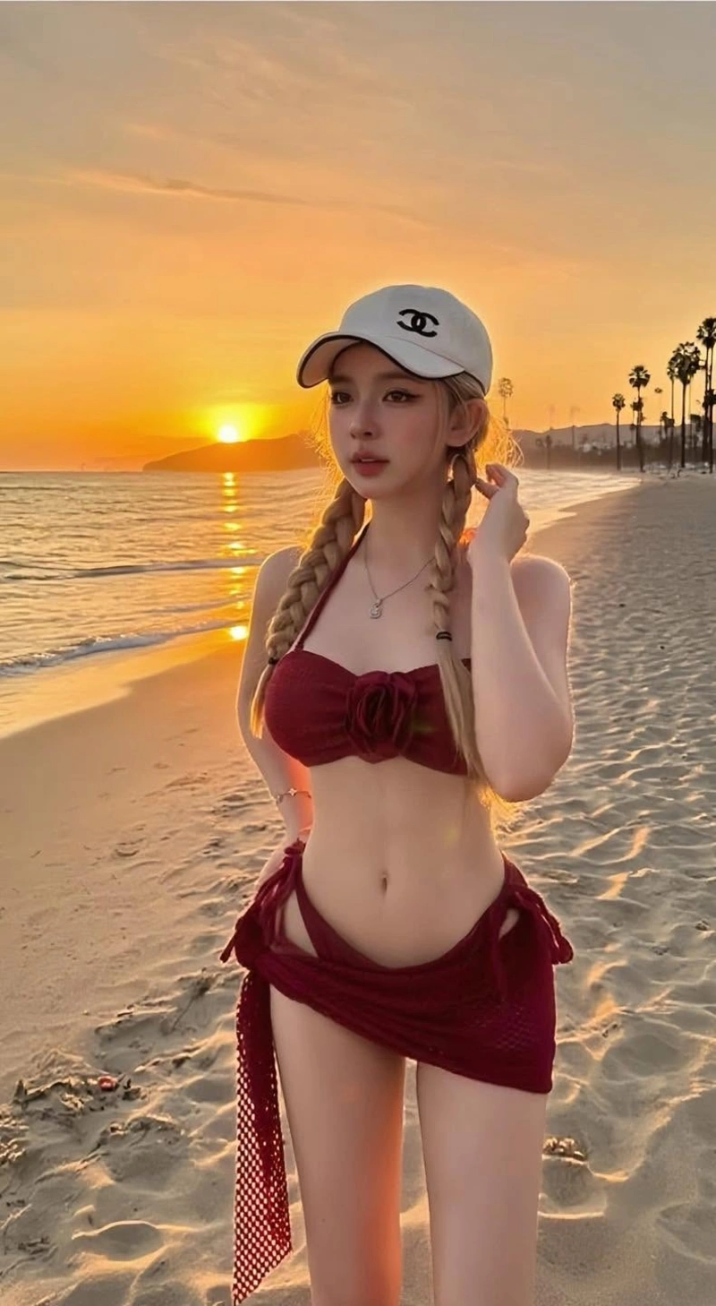 Ảnh Trần Huyền Châu bikini sexy tinh tế