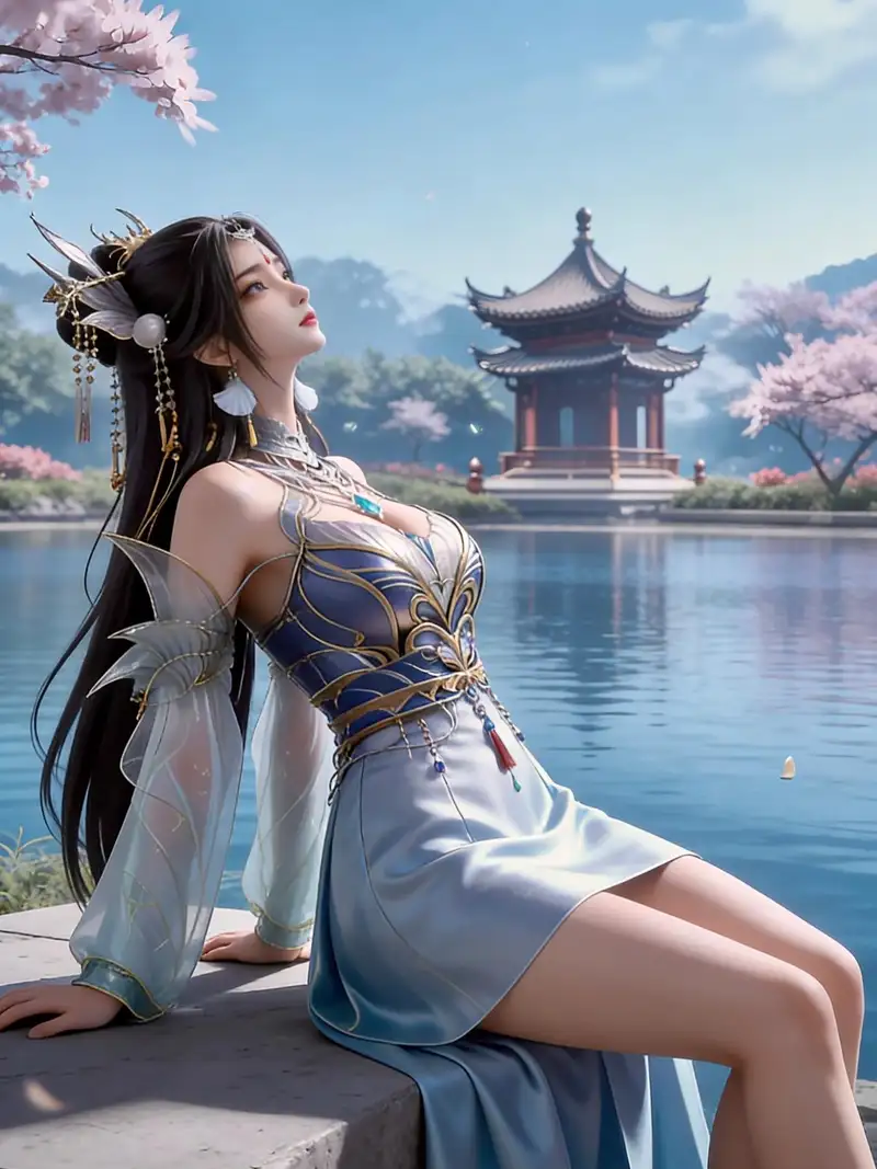 Chu Xuyên Nữ sex ảnh 3D nóng bỏng full body hấp dẫn