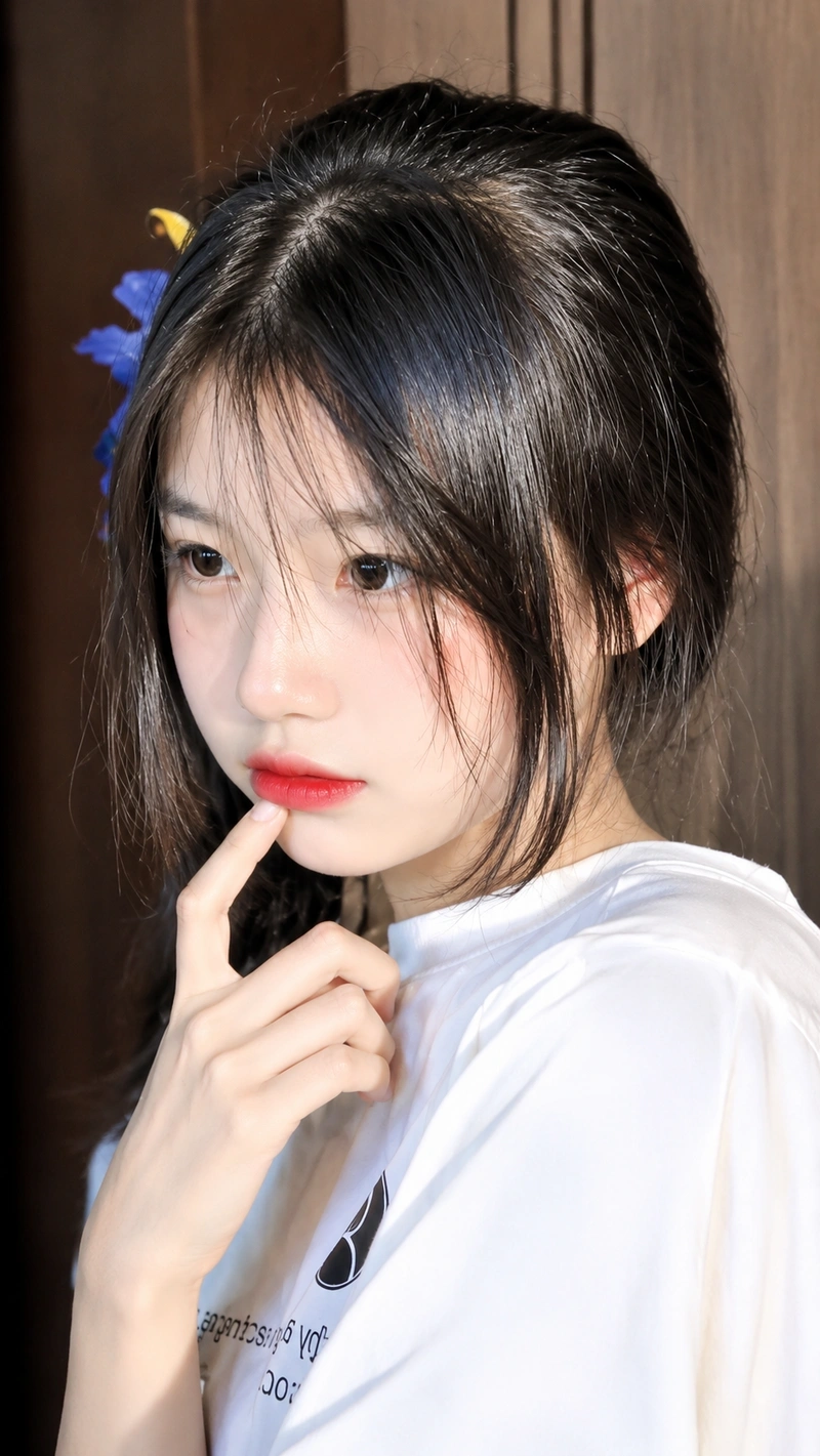 Hình gái lớp 12 tươi trẻ hồn nhiên