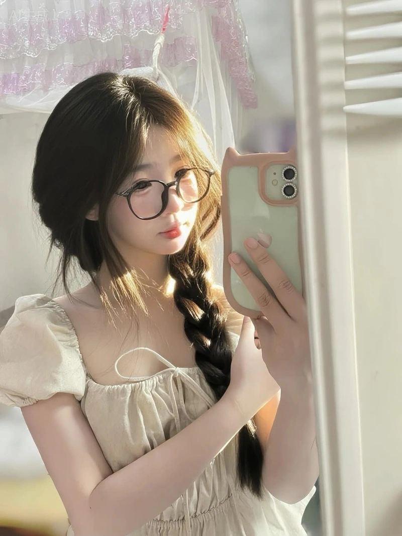 Hình gái xinh lớp 10 dịu ngọt đằm thắm