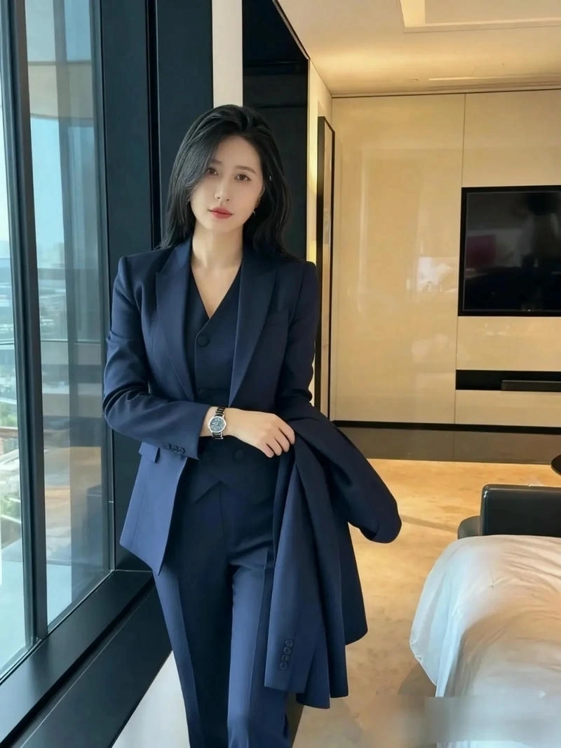 Mẫu ảnh cô nàng công sở hiện đại