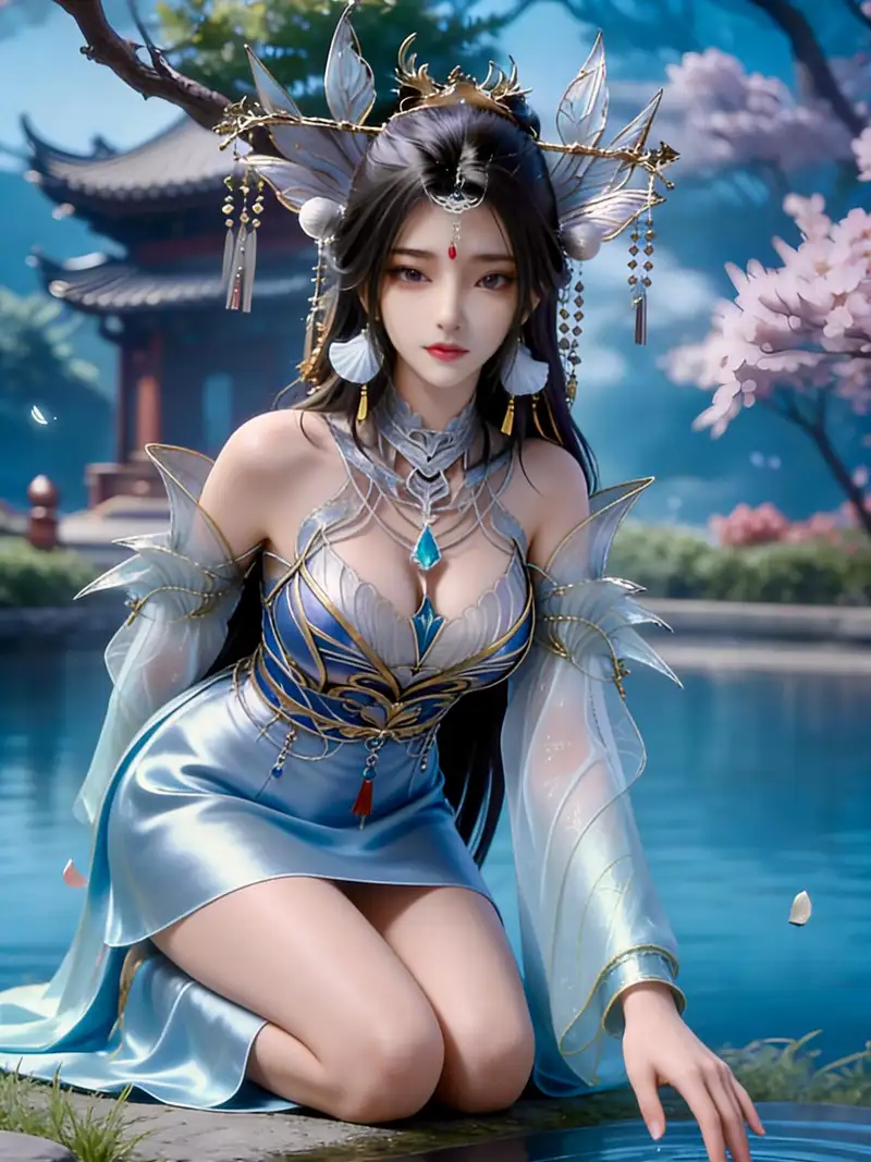 sex 3D ảnh Chu Xuyên Nữ đẹp nude nóng bỏng quyến rũ